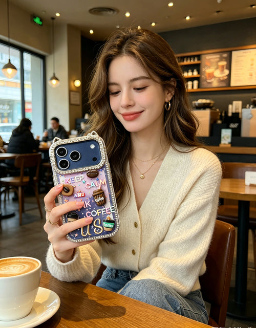 Personalisierte handgemachte Strass-Diamant-Kristall-Schutzhülle für iPhone-Serien