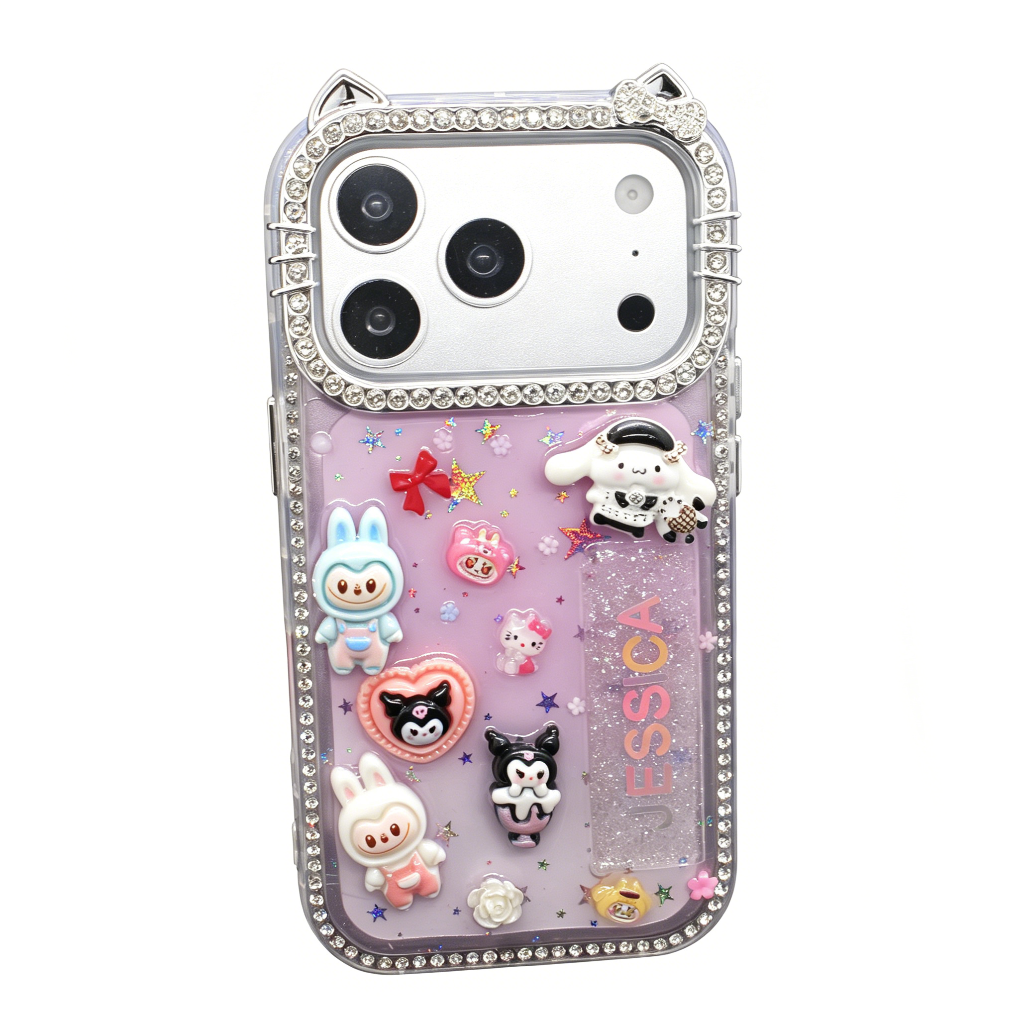 Personalized Name Handmade Rhinestone Diamond Crystal Cover Case for iPhone Series