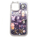 Personalized Initial Handmade Rhinestone Diamond Crystal Cover Case for iPhone Series