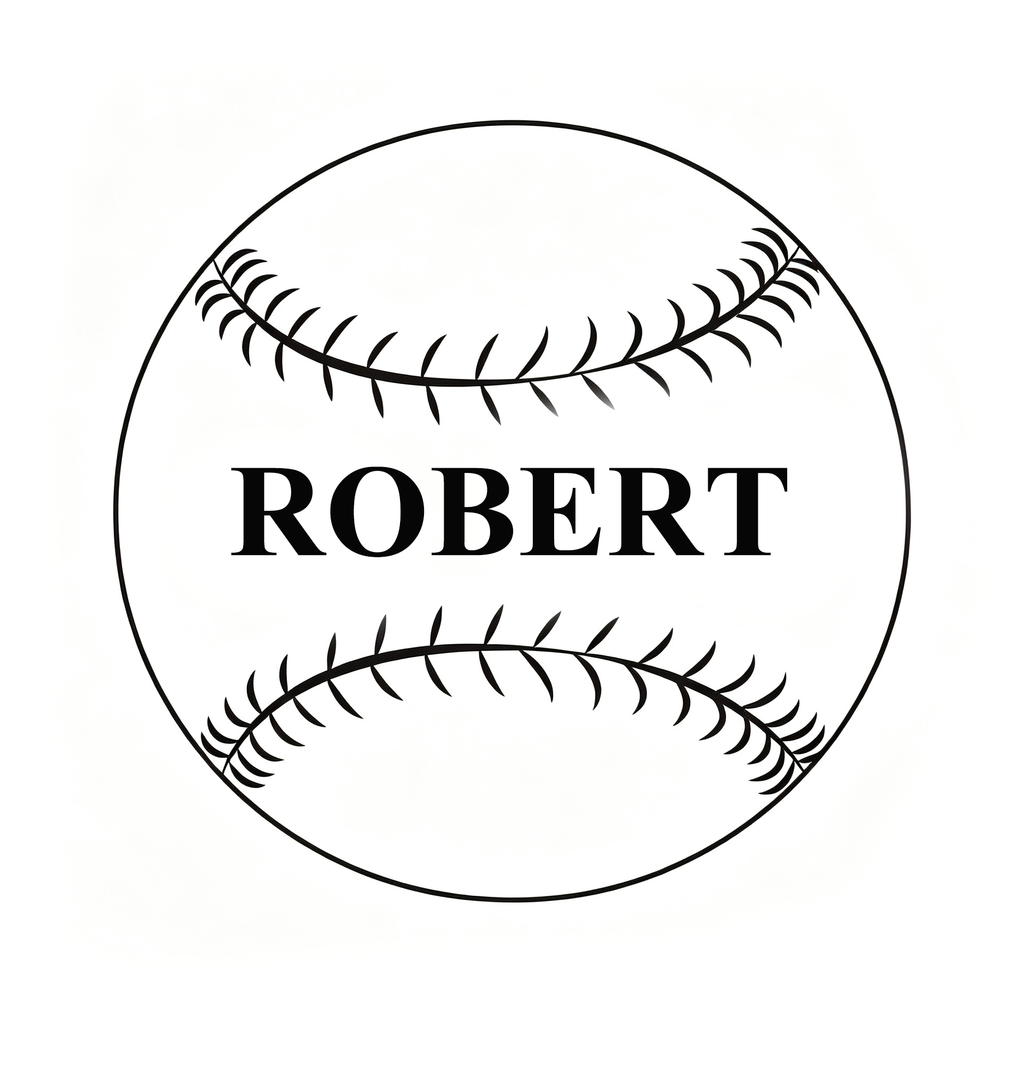 Personalized Baseball Name Laser Engraved Phone Case for iPhone 17,16,15,14,13,12 - Pro Max Plus| Bamboo, Maple, Walnut & Leather